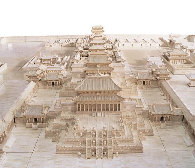 大型骨雕《故宫》